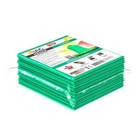 Мешки для мусора 160 л, зеленые, в пачке 10 шт., ПВД, 40 мкм, 900х1100 мм, i-Bag в Череповце
