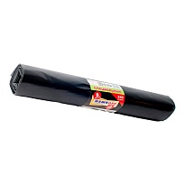 Мешки для мусора 240 л, черные, в рулоне 5 шт., ПВД 80 мкм, 1300х900 мм, МЕШКОFF, 4217 в Череповце
