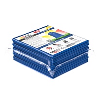Мешки для мусора 160 л, синие, в пачке 10 шт., ПВД, 40 мкм, 900х1100 мм, i-Bag в Череповце