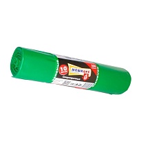 Мешки для мусора 300 л, зеленые, в рулоне 10 шт., ПВД 65 мкм, 1400х1000 мм, МЕШКОFF, 4922 в Череповце
