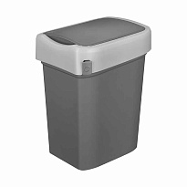 Контейнер для мусора Smart Bin 10 л (серый) 10 серый в Череповце