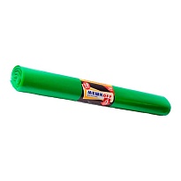 Мешки для мусора 180 л, зеленые, в рулоне 10 шт., ПВД, 50 мкм, 1100х900 мм, МЕШКОFF, 4458 в Череповце