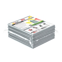 Мешки для мусора 160 л, светло-серые, в пачке 10 шт., ПВД, 40 мкм, 900х1100 мм, i-Bag в Череповце
